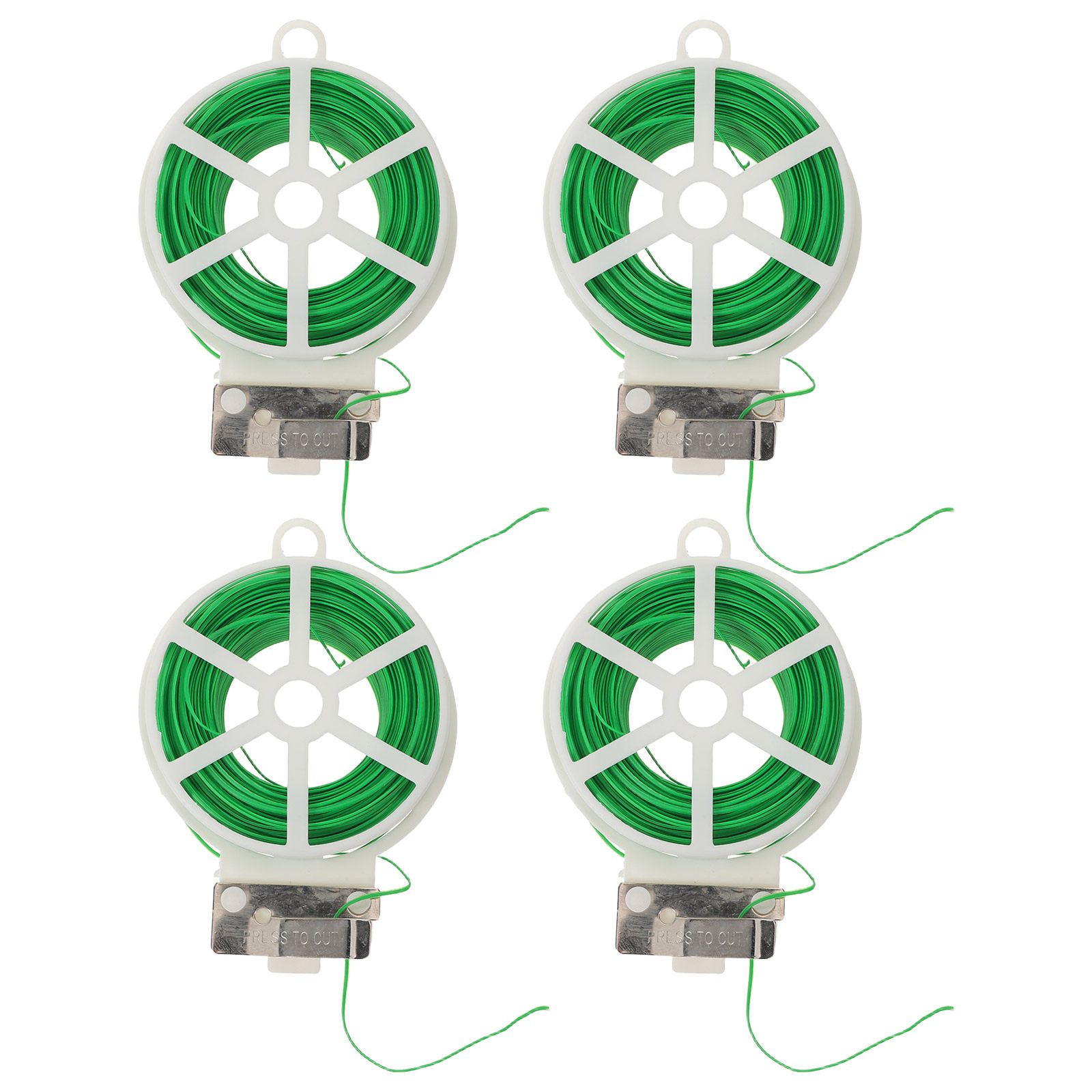Vine Climbing Plastic - 4 Rotoli di Filo da Giardino