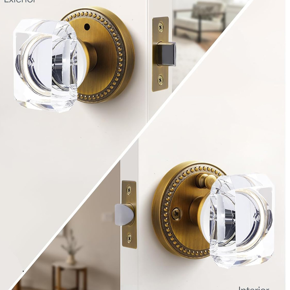 Glass Door Hinge - Maniglia per Porta in Cristallo Spazzolato,