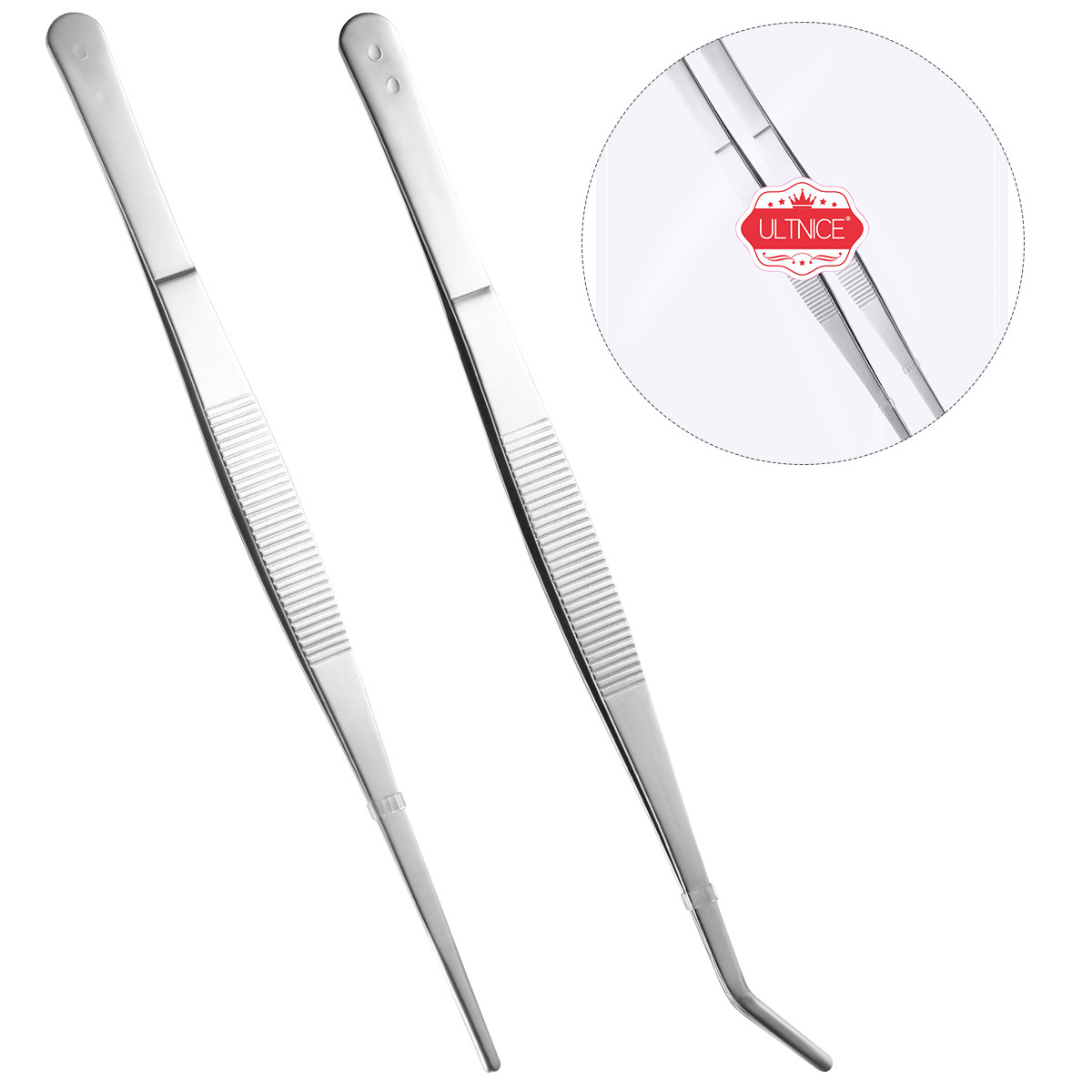 2 Pinzette in Acciaio Inox Arg - Feeding Tong Stainless recensione e prezzo